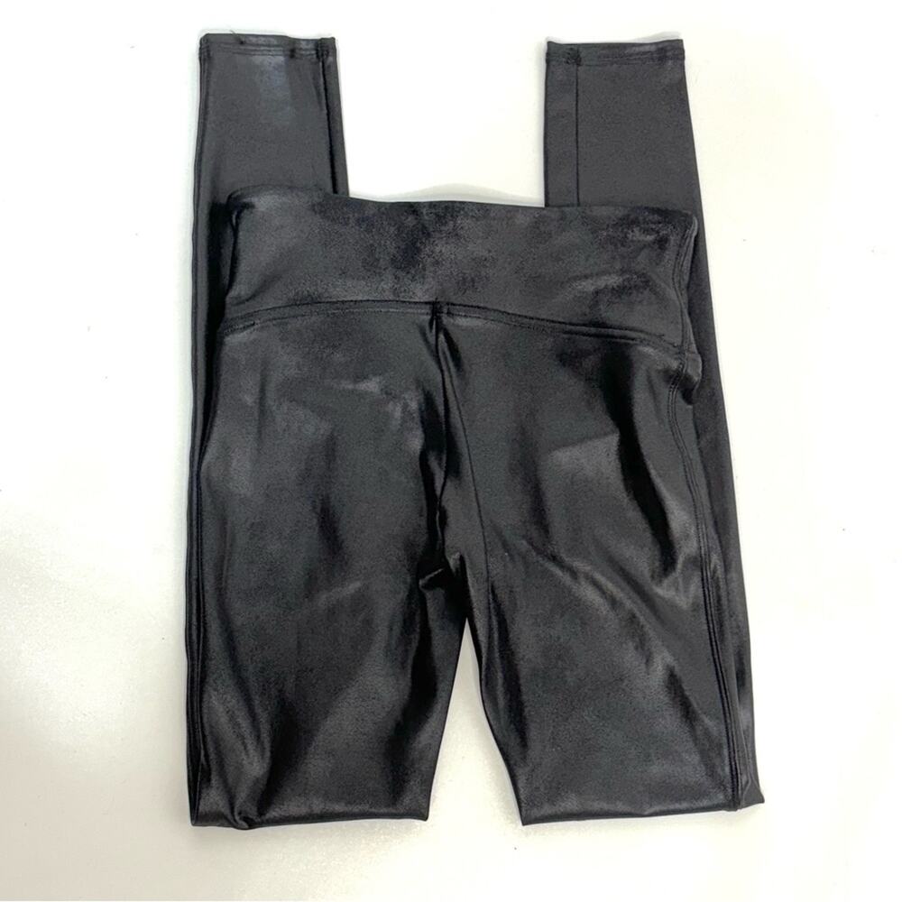 Spanx Faux Leather High Waisted Leggings Black S - Picture 6 of 9